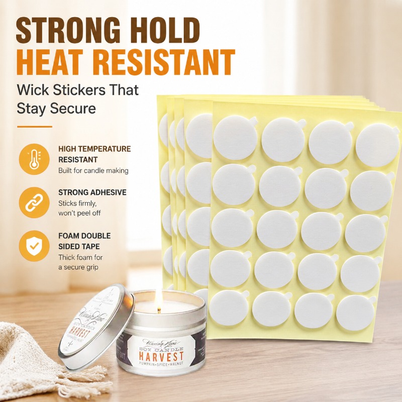 Adhesive Dot Wick - Yüksek Sıcaklığa Dayanıklı Köpük Çift Taraflı