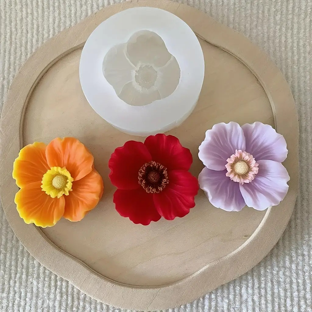Çiçek Silikon Mum Kalıbı, Sabu - Candle Making Vessels incelemesi ve fiyatı