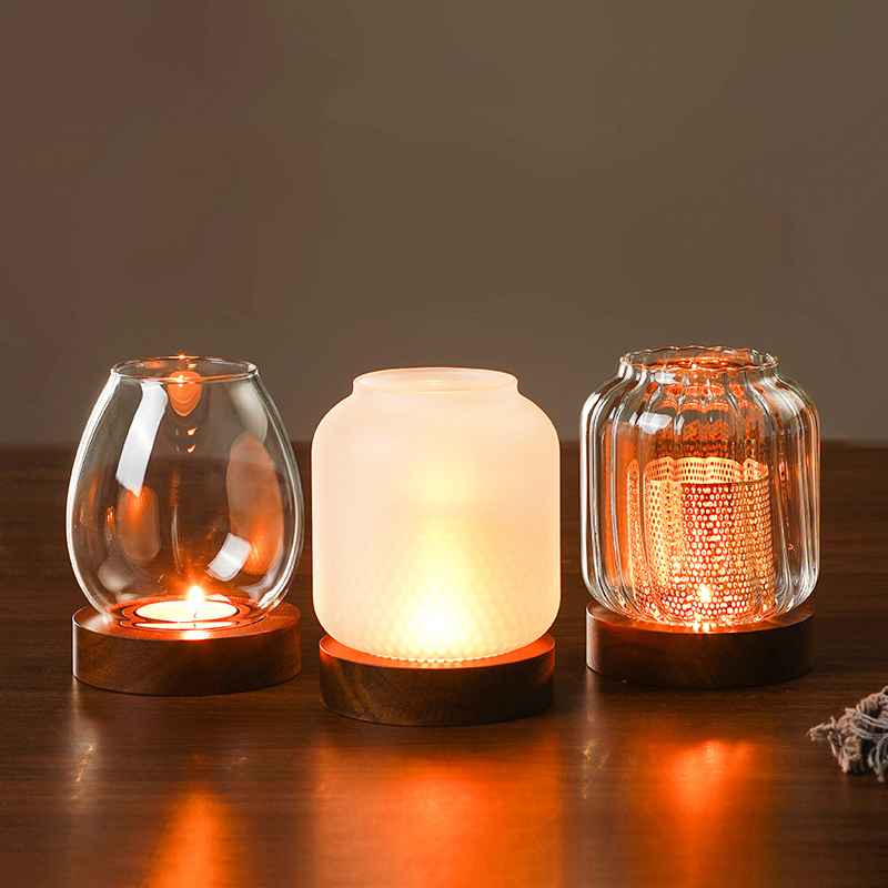 Vintage Ahşap Mumluk Cam Kapak - Candle Making Glass incelemesi ve fiyatı