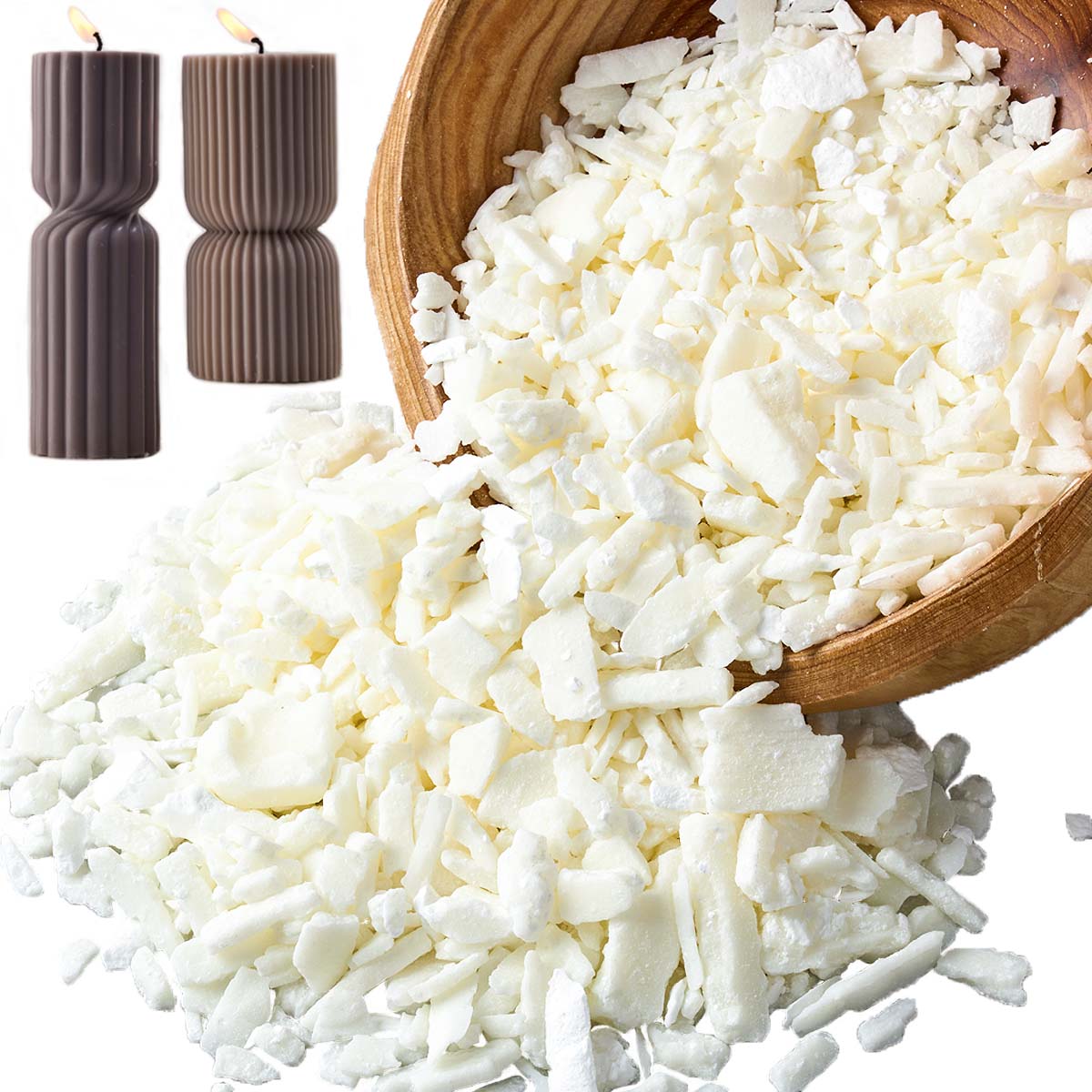 1 Pound Saf Beyaz Soya Balmumu - Candle Making Essentials incelemesi ve fiyatı