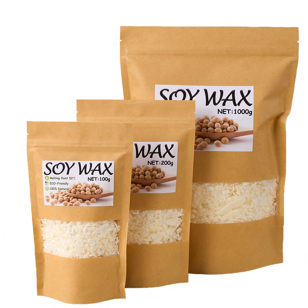 1 Pound Saf Beyaz Soya Balmumu - Candle Making Essentials incelemesi ve fiyatı