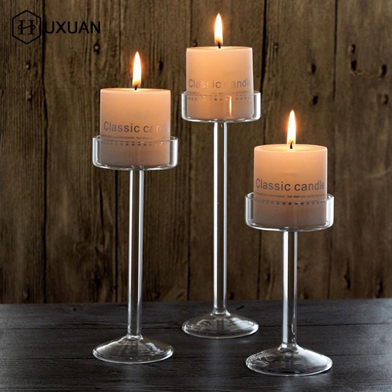 Uzun boylu cam mumluk şeffaf ş - Candle Making Glass incelemesi ve fiyatı