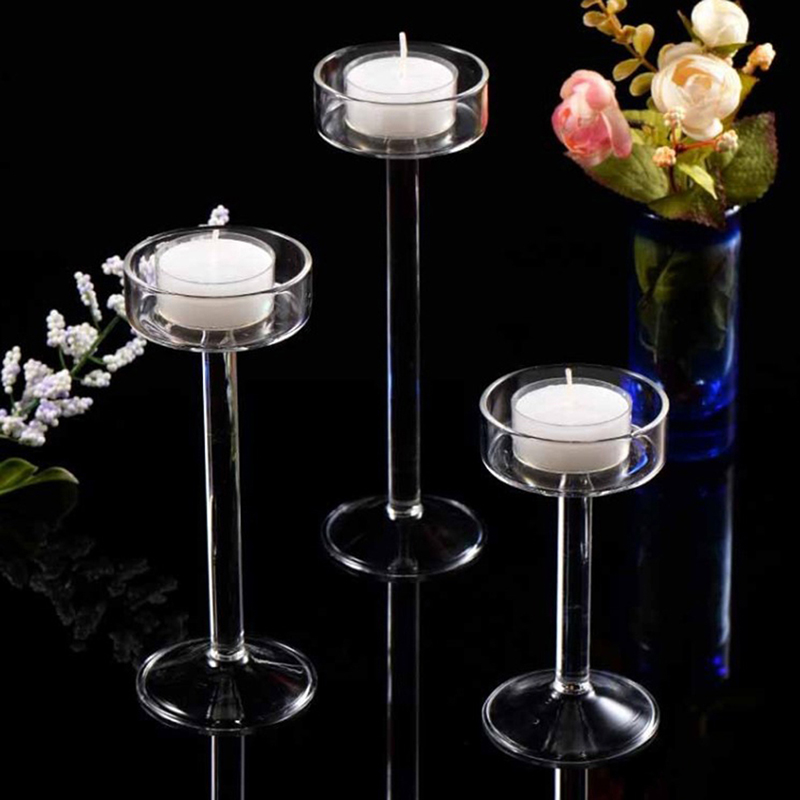 Uzun boylu cam mumluk şeffaf ş - Candle Making Glass incelemesi ve fiyatı
