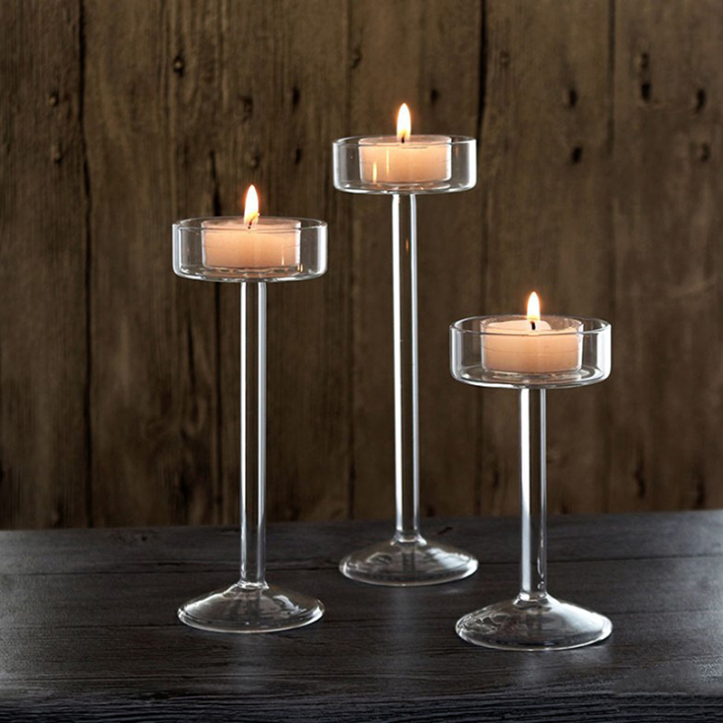 Uzun boylu cam mumluk şeffaf ş - Candle Making Glass incelemesi ve fiyatı