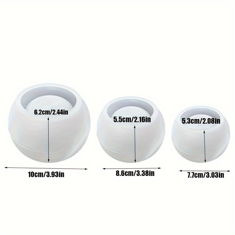 3 adet-yuvarlak saksı silikon  - Candle Making Vessels incelemesi ve fiyatı