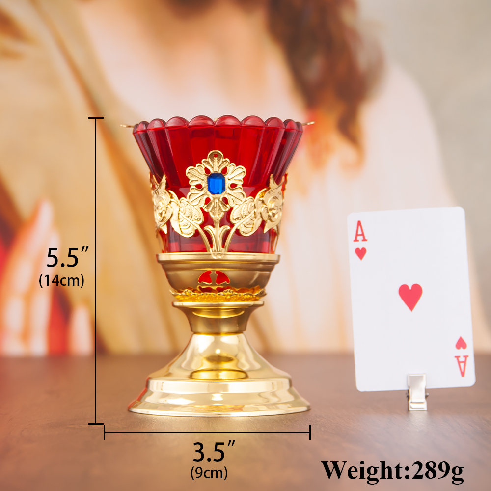 Ortodoks Kilise Şamdan Kırmızı - Candle Making Glass incelemesi ve fiyatı
