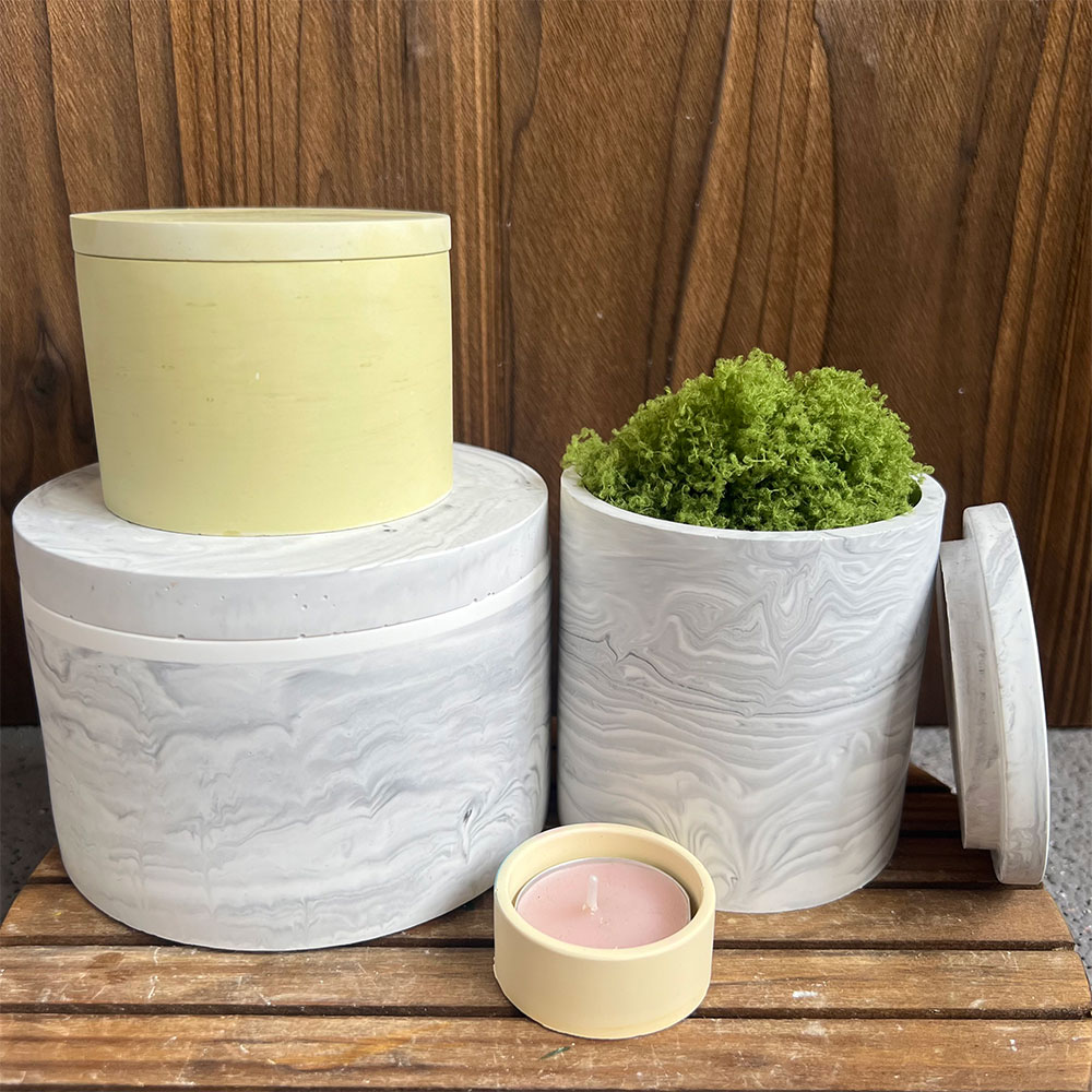 Yuvarlak Çimento Mum Teneke Ku - Candle Making Vessels incelemesi ve fiyatı