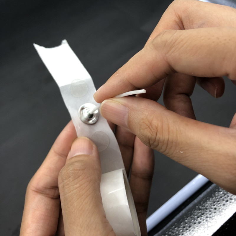 100 adet/rulo mum fitil etiket - Adhesive Dot Wick incelemesi ve fiyatı