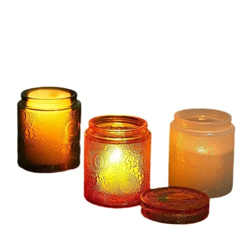 1 adet boş cam mum kabı, kapak - Candle Making Glass incelemesi ve fiyatı